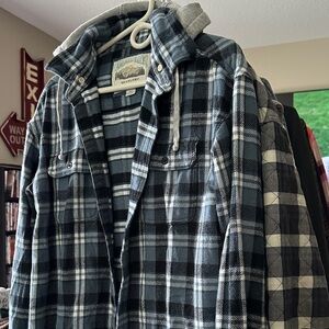 American Eagle Blue Plaid Shirt